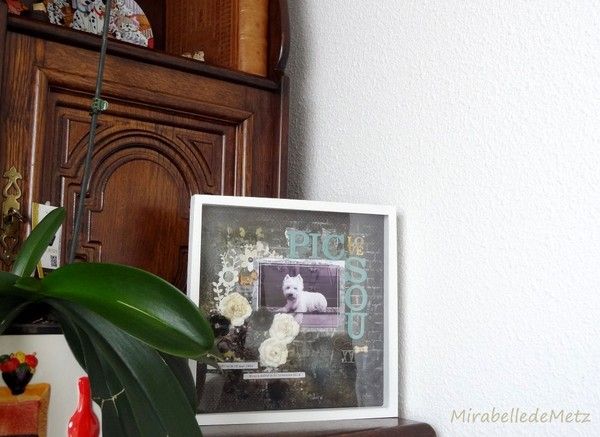 La page en hommage à PICSOU enfin encadrée.